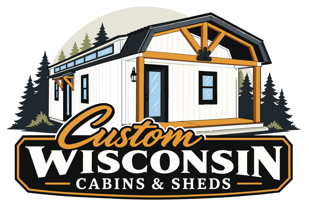 Custom Wisconsin Cabins Sheds logo